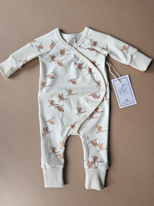 Geese Wrap Romper