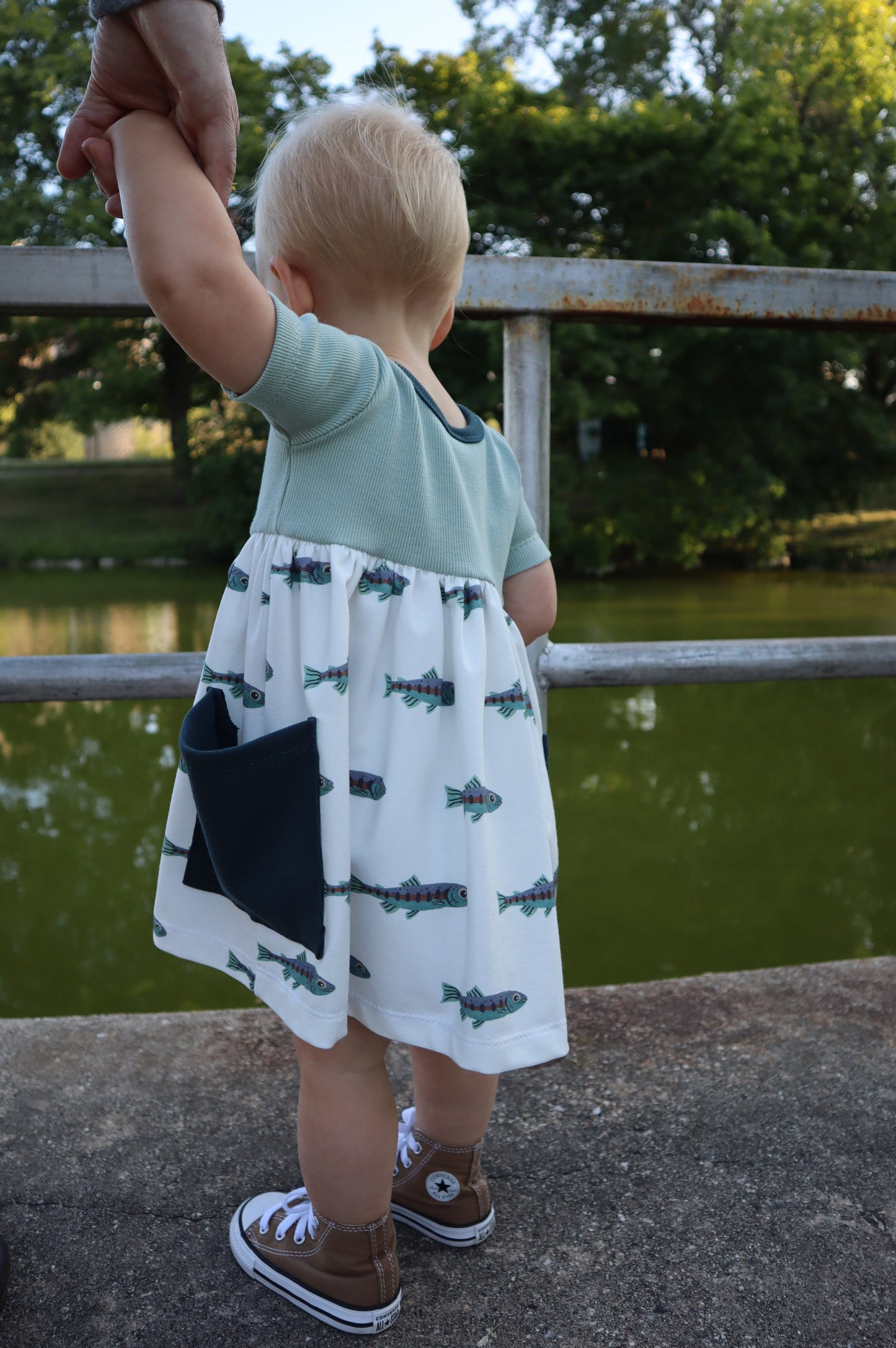 Baby Trout Pocket Dress