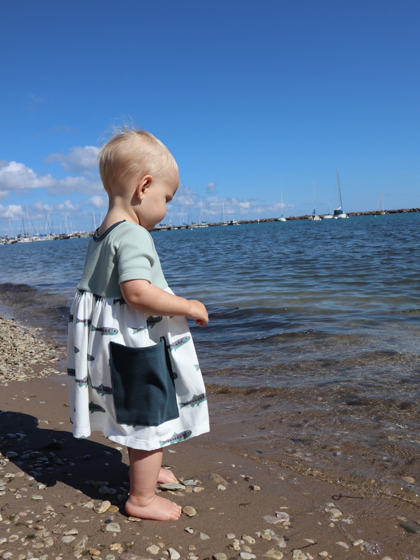 Baby Trout Pocket Dress