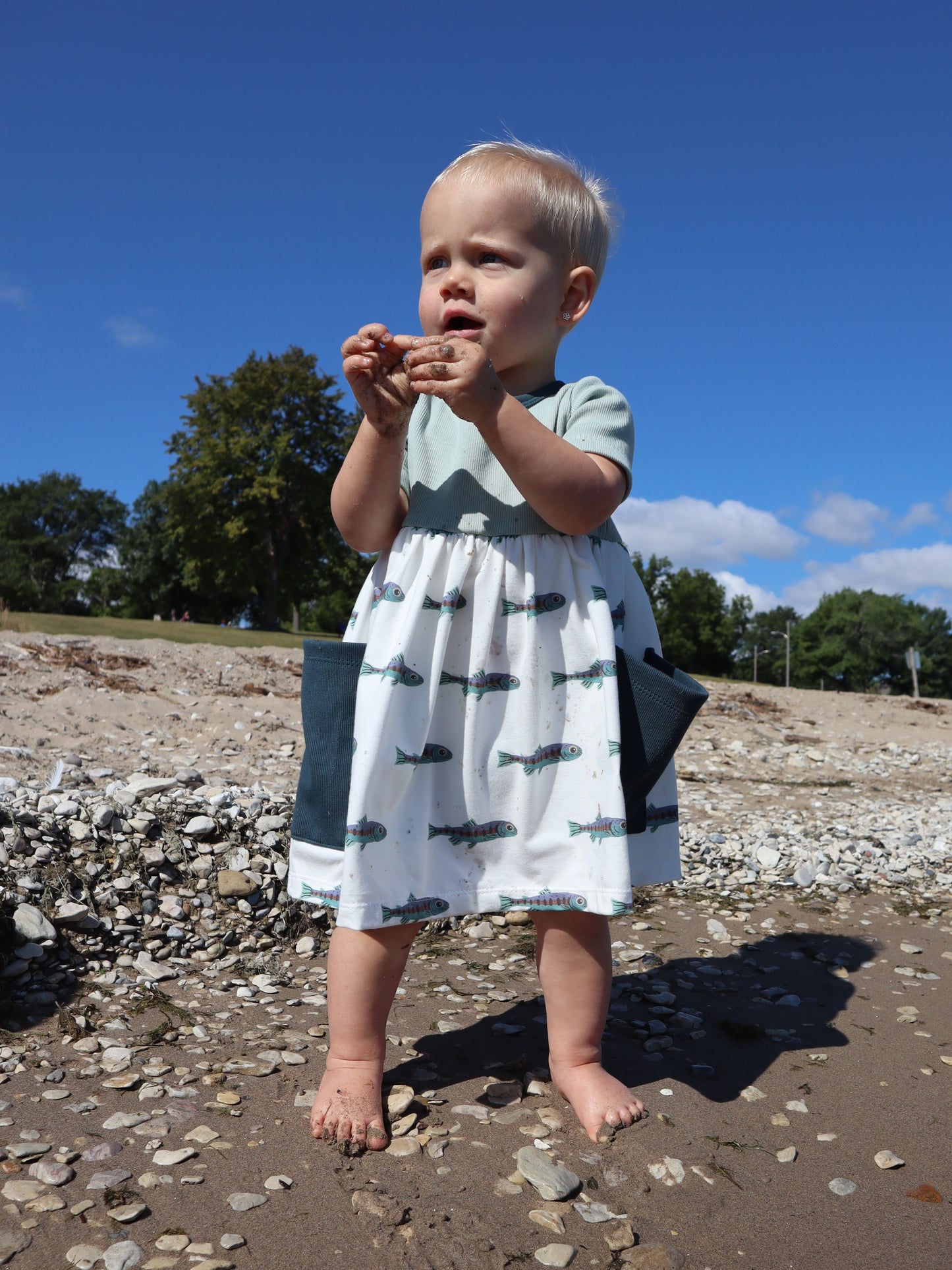 Baby Trout Pocket Dress