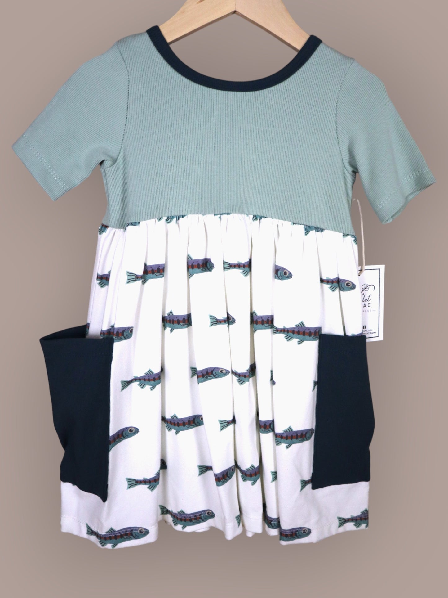 Baby Trout Pocket Dress