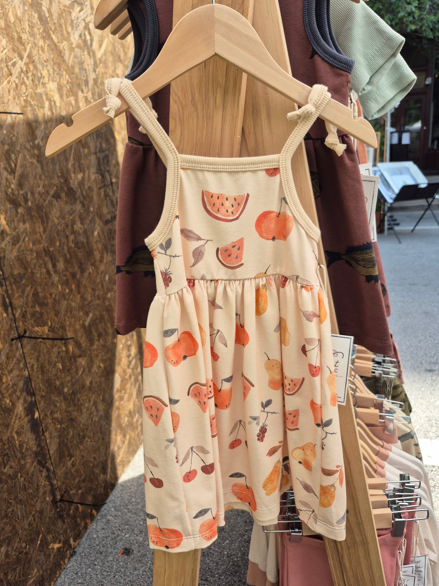 Fruit Tie Strap Dress