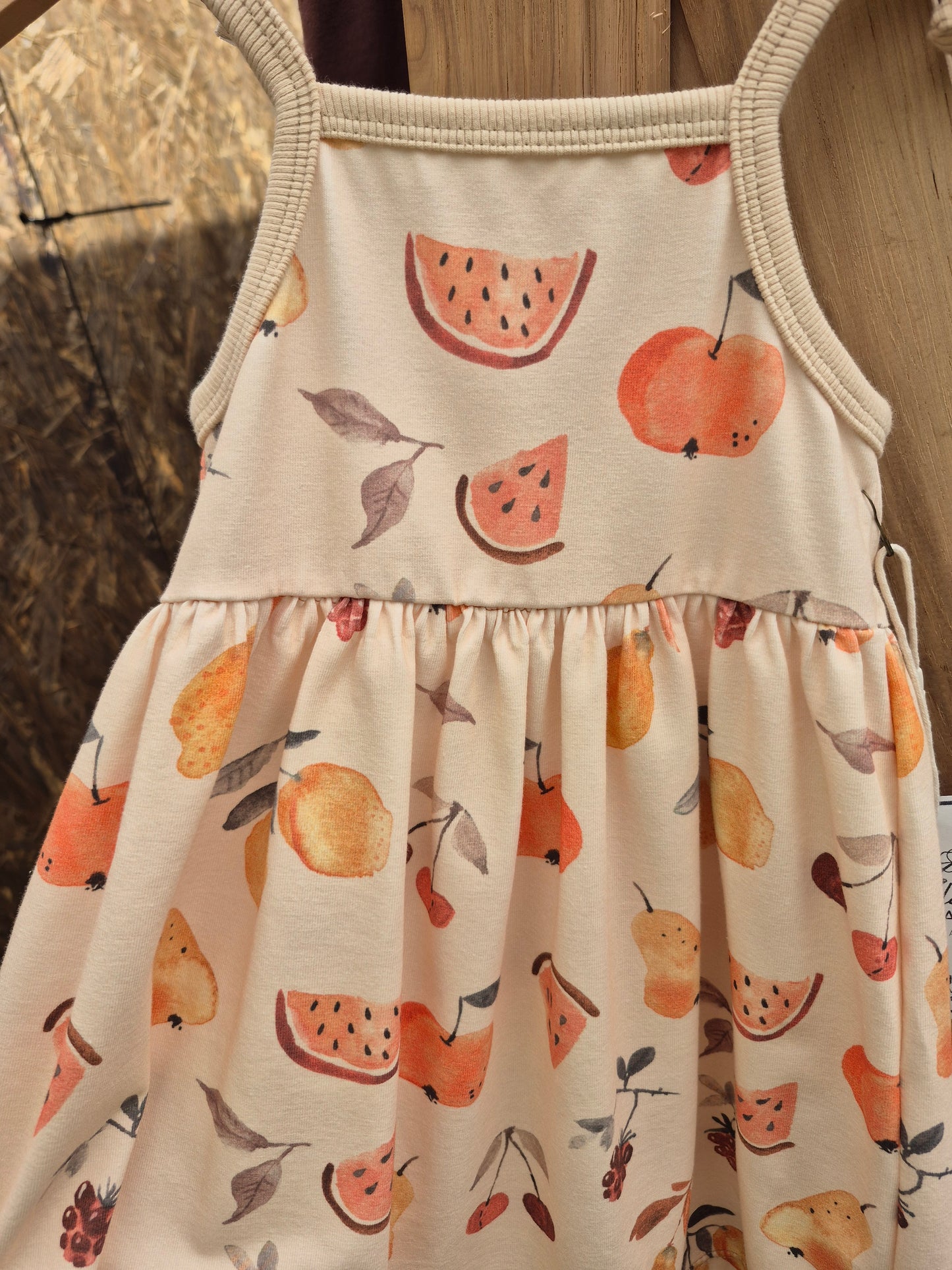 Fruit Tie Strap Dress