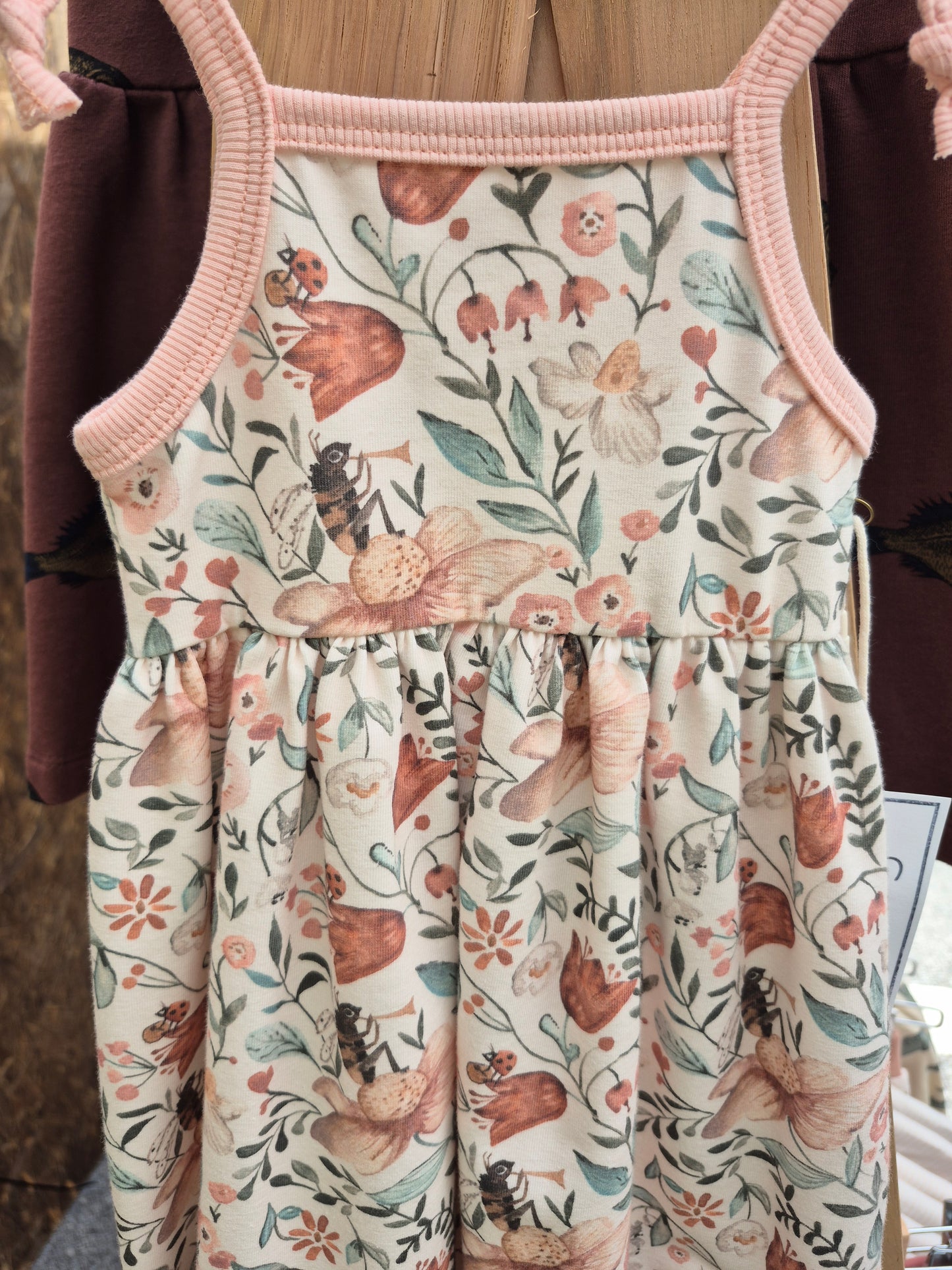 Bugs Band Tie Strap Dress